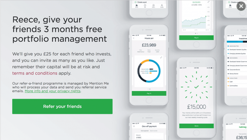 Award Winning Investment Management Company Nutmeg Launches Referral Marketing Programme
